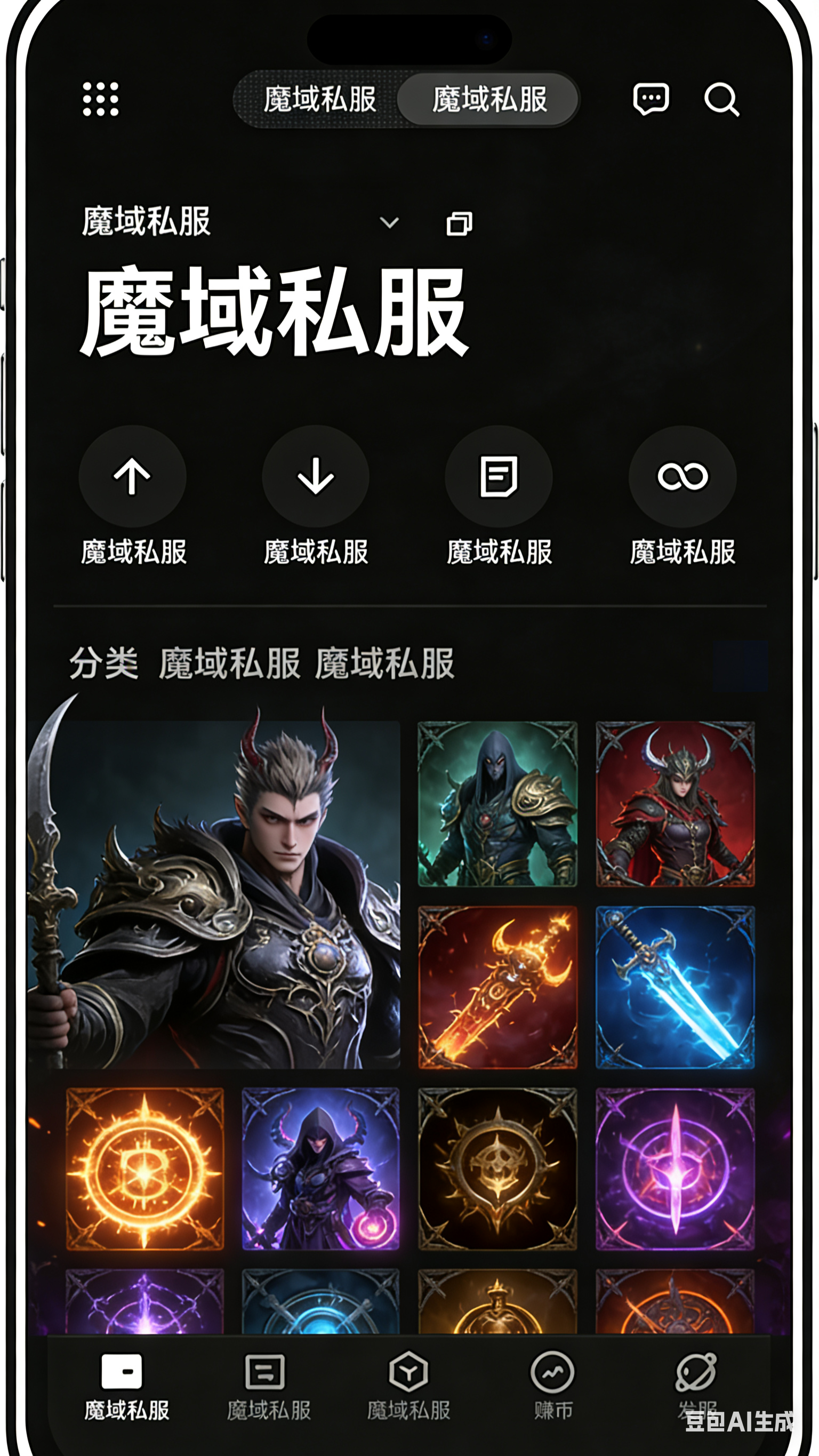 魔域军团攻城界面
